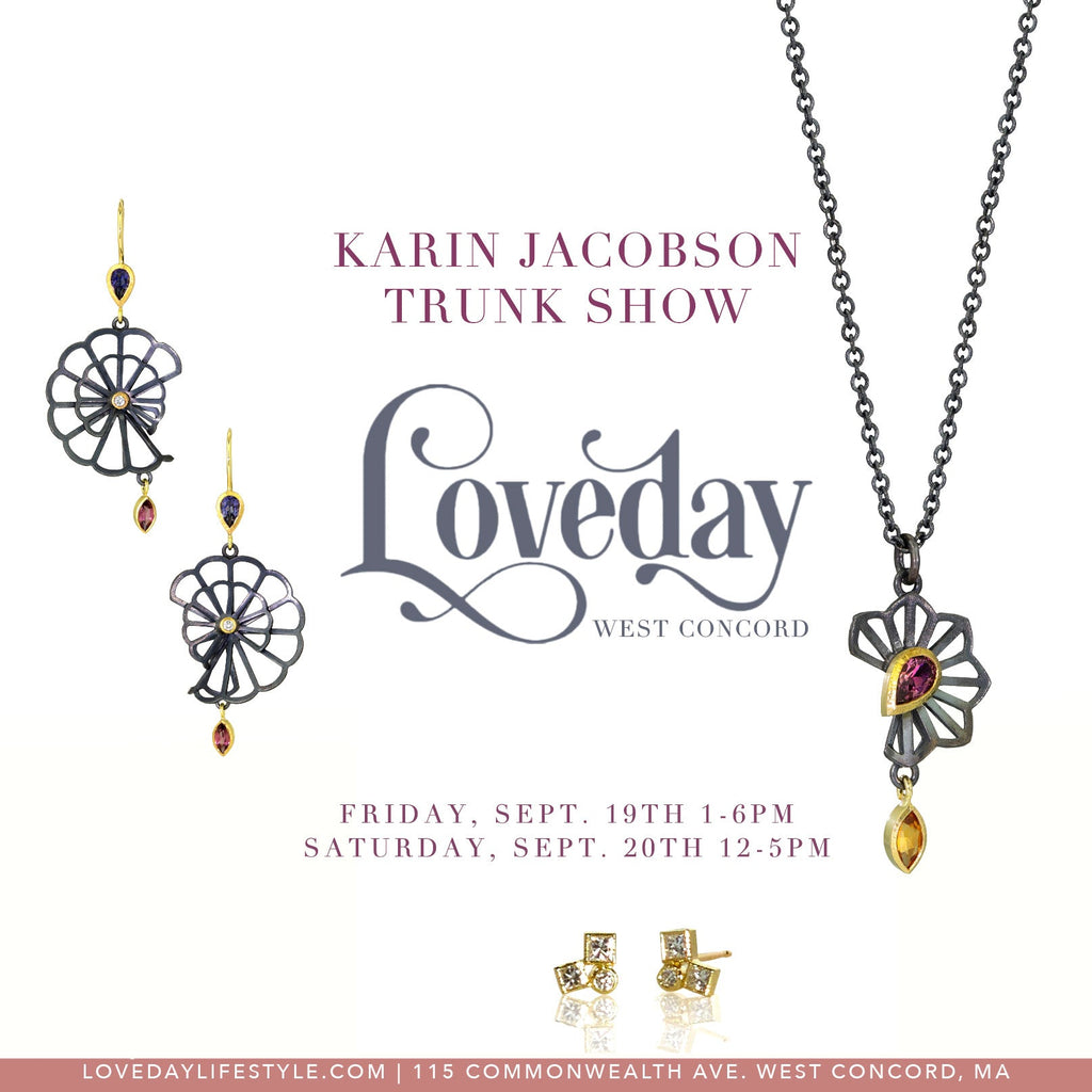 Heading to Massachusetts for a Trunk Show!