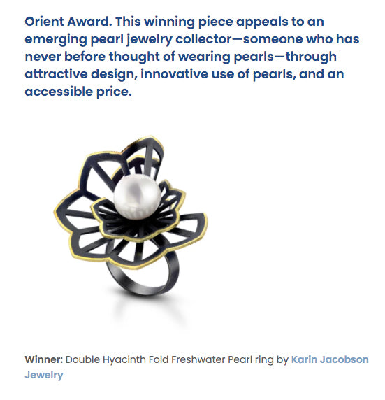 International Pearl Design Competition Award!