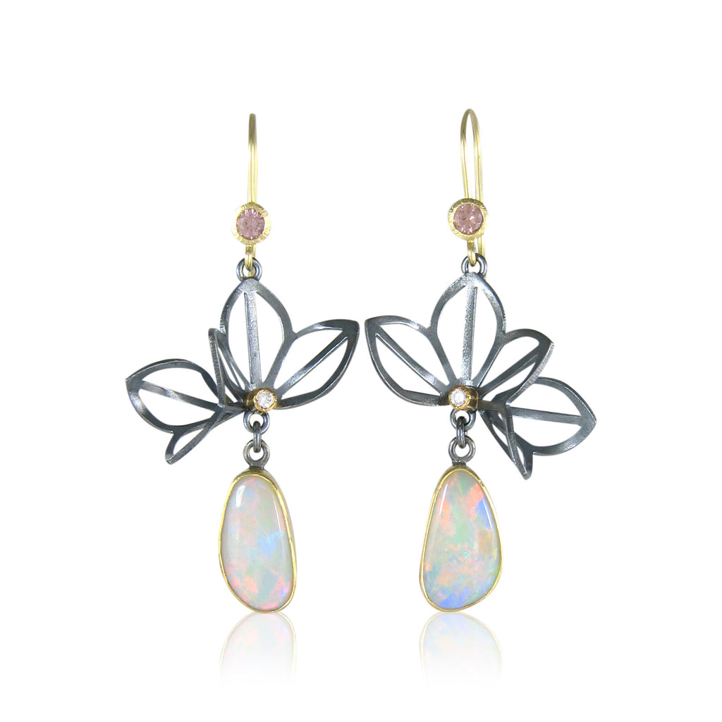 How I Work: Making Lotus Fold Opal Earrings for Fire & Forge