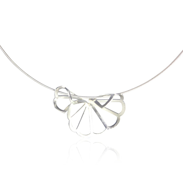 cloud fold necklace