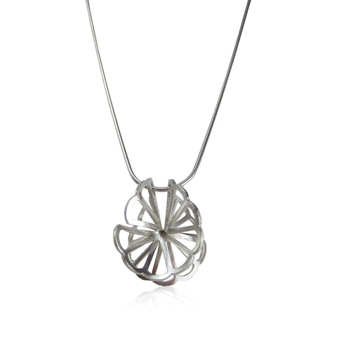 double cloud long necklace