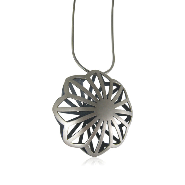 dahlia pillow necklace