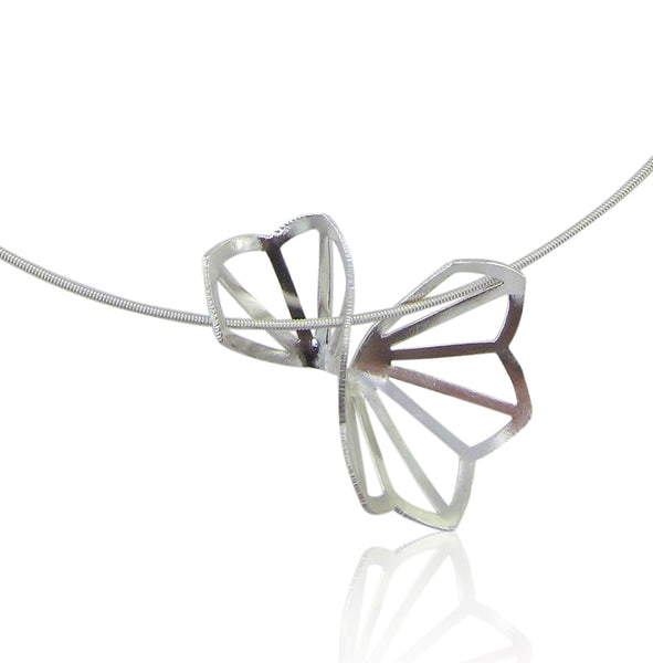 hyacinth fold necklace