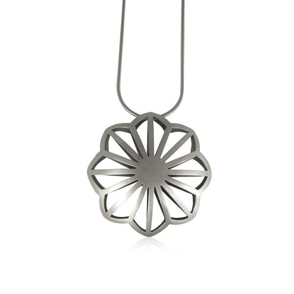 dahlia pillow necklace