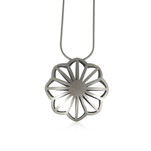 dahlia pillow necklace