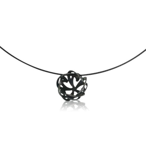 peony bud necklace