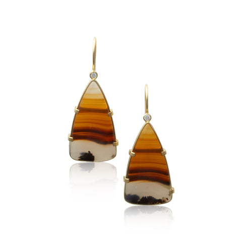 montana agate canyon earrings