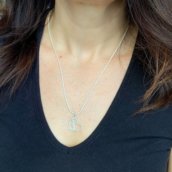 sterling silver wheat chain